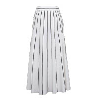 黑×白色條紋長裙 $4,995