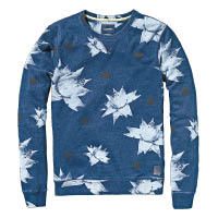 Amsterdams Blauw深藍色花卉圖案衞衣 $1,150