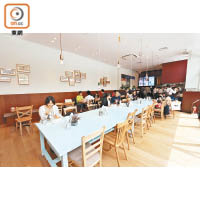 館內的咖啡店Cafe Blanket，由上年於中目黑開店的Peanuts Cafe參與營運。