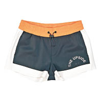THE UPSIDE黑×橙×白色運動短褲 $990
