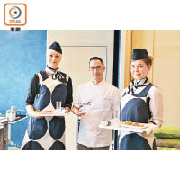 今年4月起，請來上海星級廚師劉一帆為乘客設計中西合璧的機上美食，不過只限上海及北京航線。