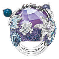 Enchanted紫色×藍色晶石戒指 $3,800