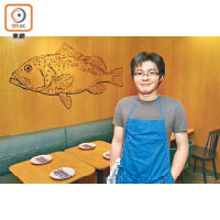 餐廳行政總廚Chris Ma將本地時令海產配以西式烹調法，不一樣的海鮮菜式令人耳目一新。