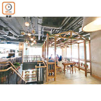 餐廳是灶神飲食集團旗下第2間食店，佔地兩層，可容納約100人。