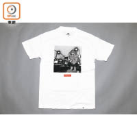 Deep白色Photo Print Tee $350（D）