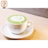 Matcha Latte $42<br>香港店限定飲料款式，抹茶的Aftertaste濃而持久，還滲出抹茶的獨特甘澀味。