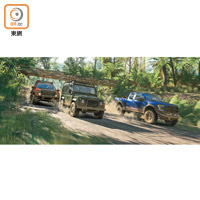 《Forza Horizon 3》舞台設在澳洲，玩家要駕駛越野車橫越叢林。（推出日期︰9月27日）