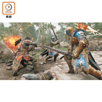 《For Honor》要玩家扮演騎士、維京人或日本武士，三方角力故事引人入勝。（推出日期︰2017年2月14日）