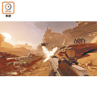 PS VR護航遊戲多達50款，當中包括FPS遊戲《Farpoint》。（推出日期︰待定）