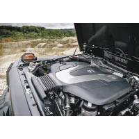 頭冚下的3.0L V6柴油引擎，可輸出600Nm峰值扭力。
