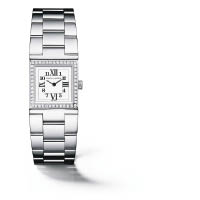867 Petite超小形精鋼女裝款，搭載瑞士石英機芯，採用與錶殼連為一體的軟錶帶，猶如手鈪形腕錶一樣。HK$33,600