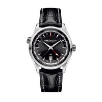 Jeff Goldblum佩戴的Jazzmaster自動腕錶備有GMT功能。$9,750