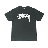 Stüssy 黑色Label Stock Tee $329（A）