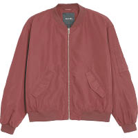 棗紅色Bomber Jacket $400