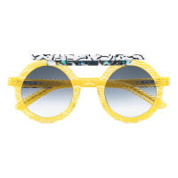 OXYDO黃色花紋圓形太陽眼鏡 $2,380（O）