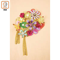 中式婚用頭飾作品