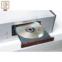 HD-CD1除了支援一般CD碟外，更兼播以MP3、AAC、WMA格式燒錄的CD-R/RW。