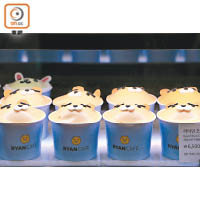 Ryan造型的朱古力味Cupcake，W6,500（約HK$45.8）。