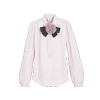 淡粉紅色雪紡恤衫 $2,500