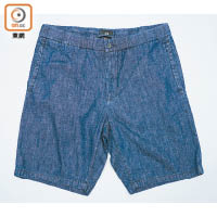 H&M藍色男裝短褲 $229（H）