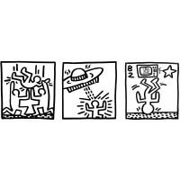 Keith Haring《無題（23張一組）》（1982年作），估價450萬至600萬港元。