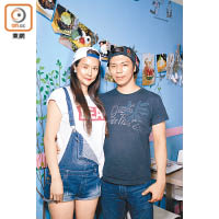 韓國老闆Kyu與女朋友Seona合力打造韓式冰品店，猶如兩人的甜蜜小窩。