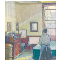 Harold Gilman《室內景（芒特夫人）》 ，估價150萬至250萬港元。