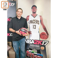 遊戲製作人Erick Boenisch選擇以Paul George為遊戲封面，全因他跟2K Games理念不謀而合。