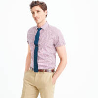 貼士3<br>THOMAS MASON FOR J.CREW格紋短袖恤衫 $1,580（C）