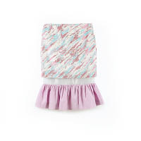 粉藍×粉紅色冰山溶化圖案半截裙 $2,390