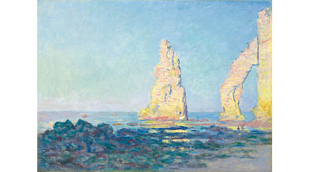 莫奈的傑作《埃特雷塔．退潮》（1883年），把海、陸的風光融為一體，並讓其籠罩着充滿印象派色彩的晨光。