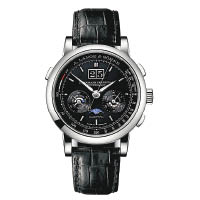 Datograph Perpetual Tourbillon腕錶集3大複雜功能於一身，包括飛返計時、萬年曆及跳分積分盤，限量100枚。29.5萬歐元（約HK$257萬）