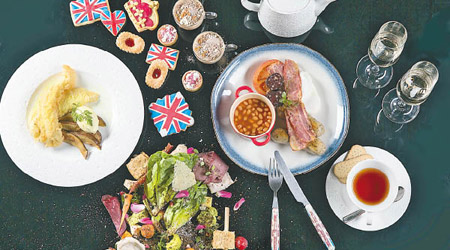 餐廳內可以欣賞到《11 Million Reasons》亞洲首展，亦可以品嘗到英倫特色美點，而且食材均源自英國。