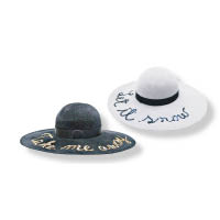 品牌最經典的帽子設計「Let it snow」以及「Take me away」於 On Pedder 獨家發售。 $4,500/各