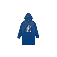 藍色兔仔圖案Oversized Hoodie $699