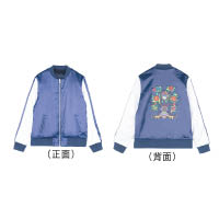 藍×白色兔仔圖案Bomber Jacket $1,099