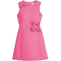 粉紅色蝴蝶結連身裙 $4,200