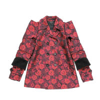 Comme des Garçons紅色花卉圖案西裝褸 $12,999（I）