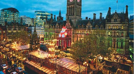 2014年到訪曼徹斯特聖誕市集的人數多達900萬，成為歐洲最佳的聖誕市集之一。