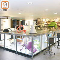 主題展區「工作空間」呈現了設計師的日常工作環境。
