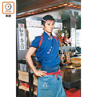 田舍家大番頭牛尾昌一師傅相信，日本過江龍仍然是香港飲食主流。