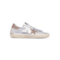 GOLDEN GOOSE DELUXE BRAND Super Star銀色亮面皮革運動鞋<br>原價：HK$3,025 7折：HK$2,118（B）