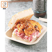 韓式泡菜漢堡 $78（a）