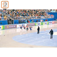 江陵市的5個冰上項目場館不時舉辦國際賽事，為冬奧做足準備！