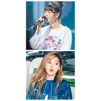 韓國女星IU（李知恩）（上）與李成景（下）都是LAP時裝的捧場客。