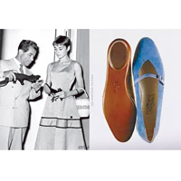 Salvatore Ferragamo親自為女星柯德莉夏萍設計了一款以她命名的Mary Jane平底鞋——Audrey Shoes。