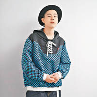 NEON SIGN<br>領口綁帶Hoodie<br>約$3,400