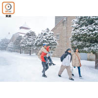 余市町位於北海道西邊，特別寒冷，冬季到訪有可能要冒着大風雪行走。