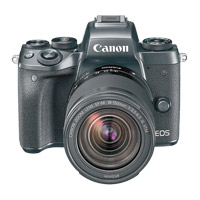 Canon EOS M5無反相機 $7,880（淨機身）（D）<br>機仔細細，男也合用，加上支援每秒7張的連拍速度和強勁的追焦功能，並備有電子五軸防震拍片，要記錄情人節點滴毫無難度。
