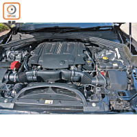 頭冚下的3.0L V6 Supercharged引擎，可輸出450Nm強大扭力。
